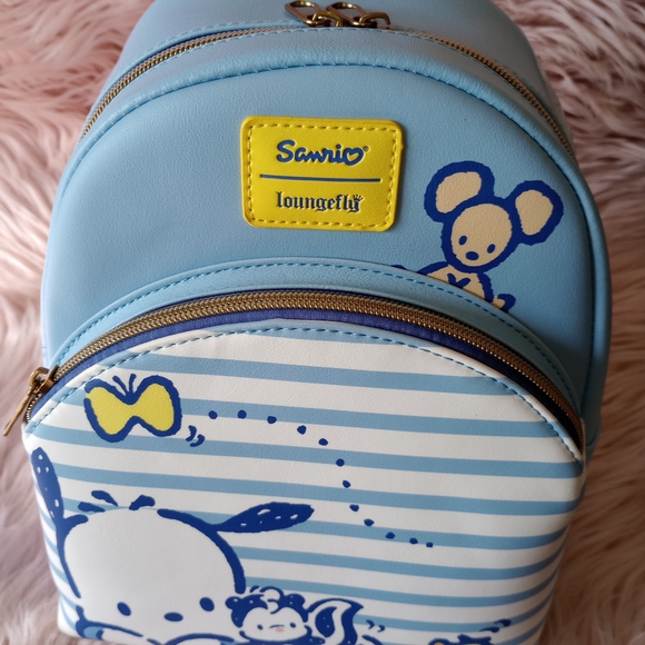 Loungefly Pochacco & Friends Stripe Mini Backpack - Picture 5 of 5